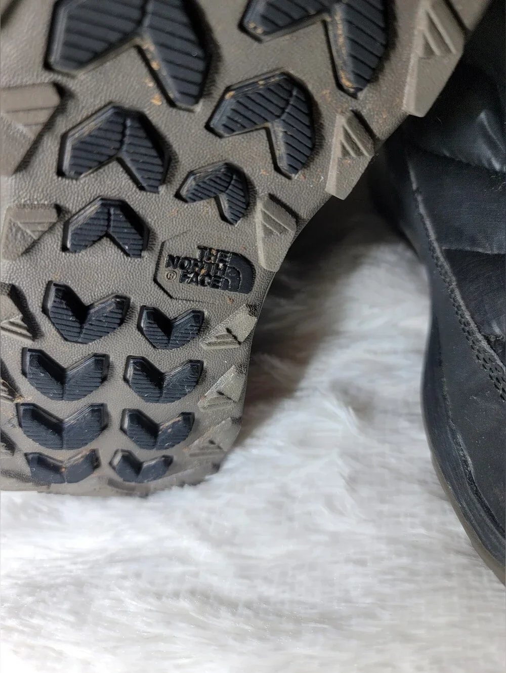 The North Face Kids ThermoBall Booties Black Winter Snow Boots Size 3